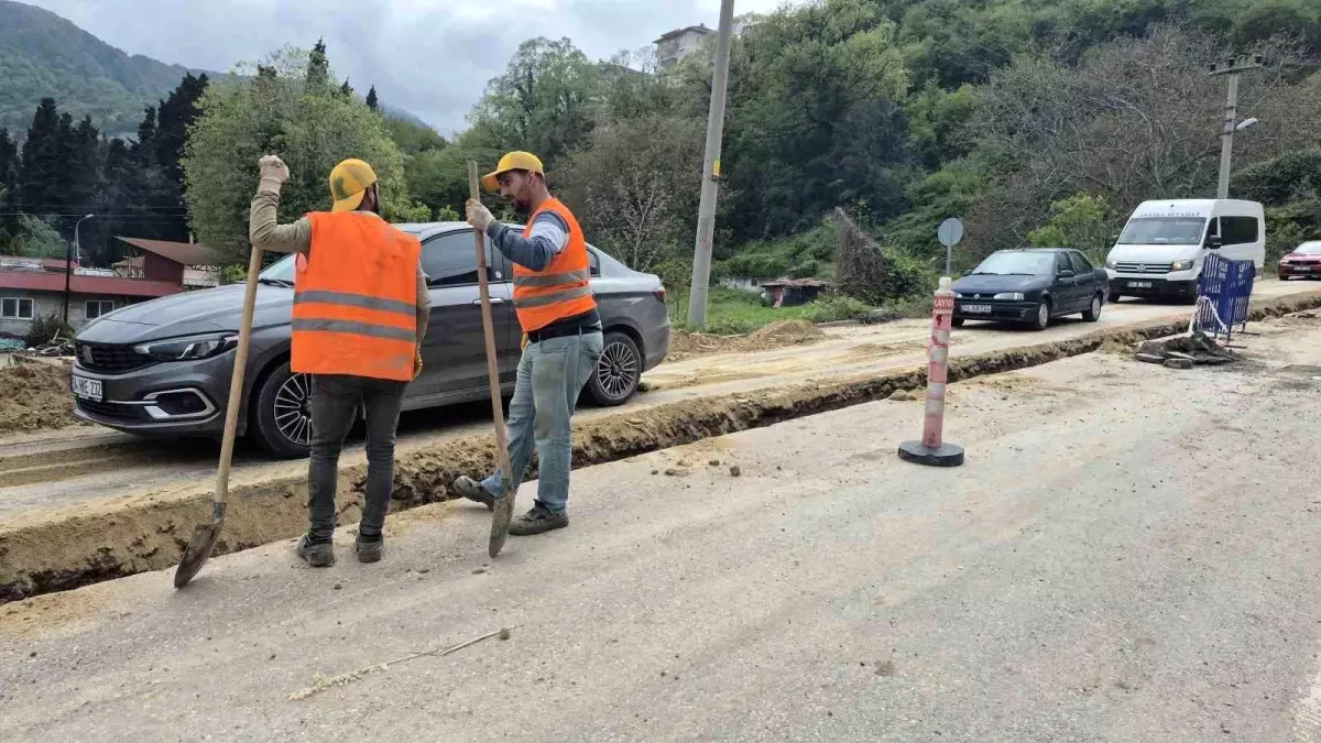 Amasra\'da Doğalgaz Çalışmaları Trafiği Etkiledi