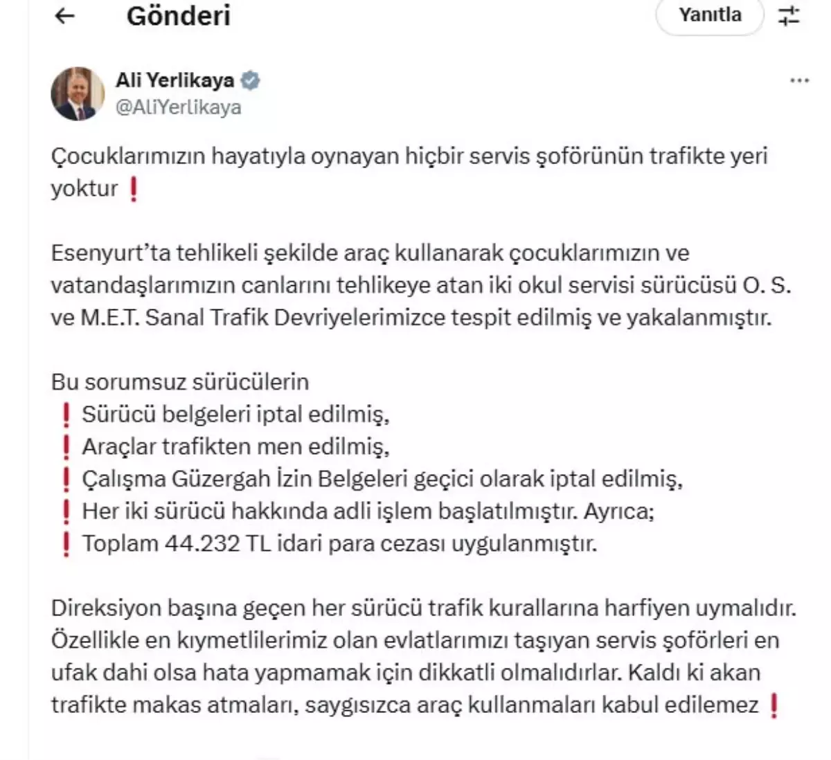 Esenyurt\'ta Tehlikeli Sürücüler Yakalandı