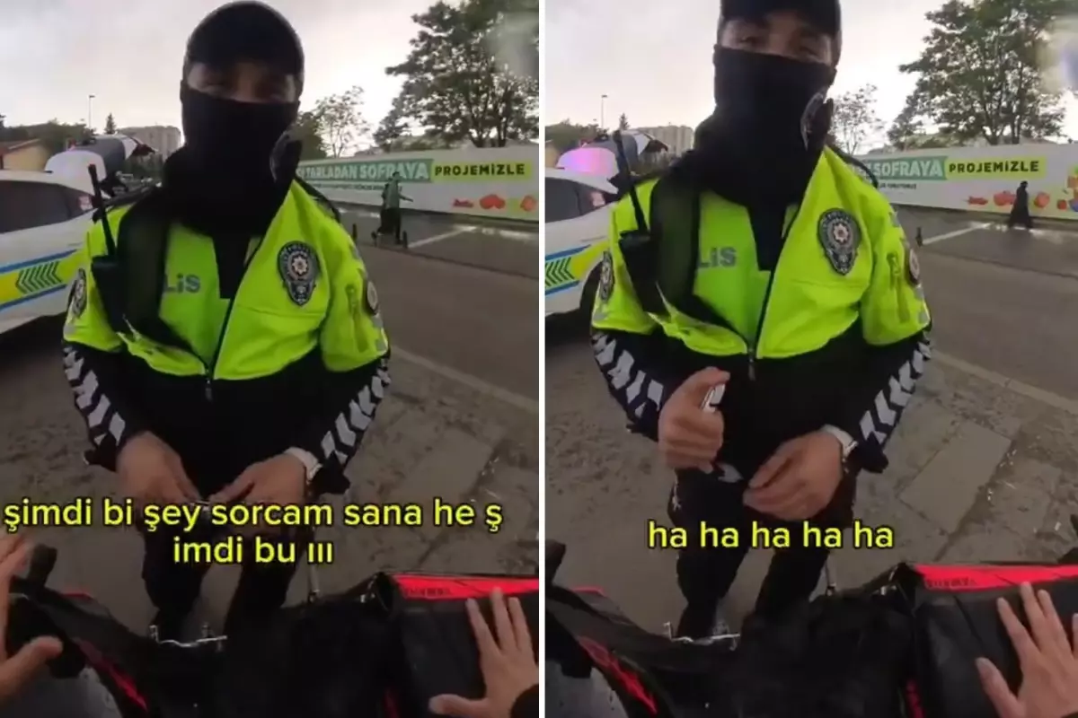 Trafik polisi, dilden dile dolaşan şehir efsanesini böyle çürüttü