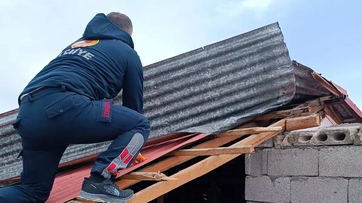 Van\'da Şiddetli Fırtına Hayatı Olumsuz Etkiledi