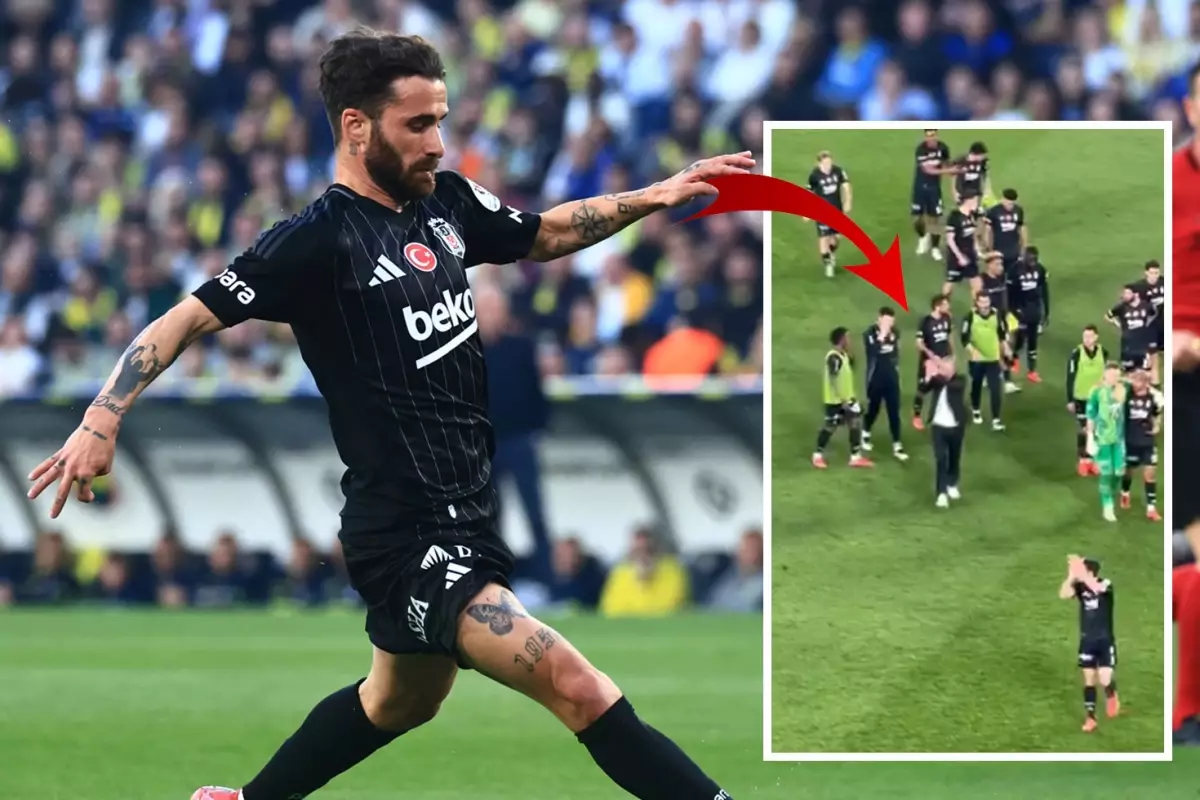 Fenerbahçeli taraftarlar, maçın sonunda Beşiktaş\'ı alkışladı