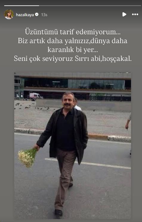 Ünlü İsimlerden Sırrı Süreyya Önder'e veda mesajları