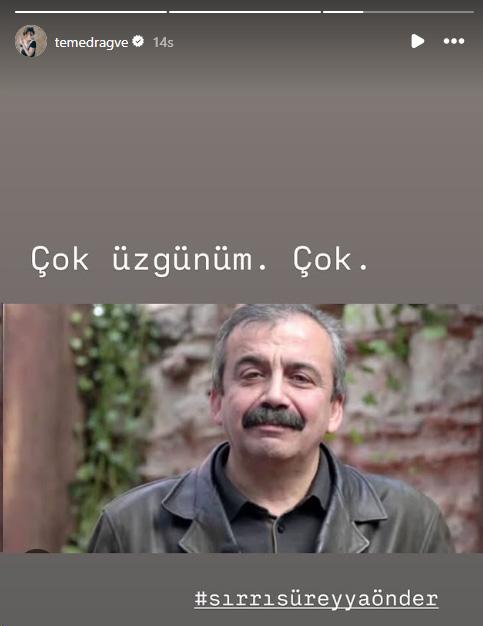 Ünlü İsimlerden Sırrı Süreyya Önder'e veda mesajları