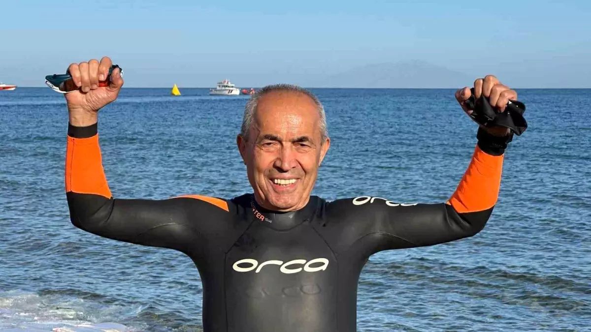 Ali Bıdı, Gelibolu\'da Triatlon Şampiyonu