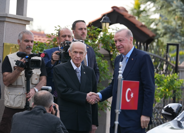 117 gün sonra sürpriz zirve! Erdoğan-Bahçeli zirvesi başladı