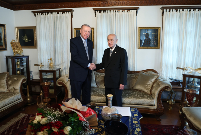 117 gün sonra sürpriz zirve! Erdoğan-Bahçeli zirvesi başladı