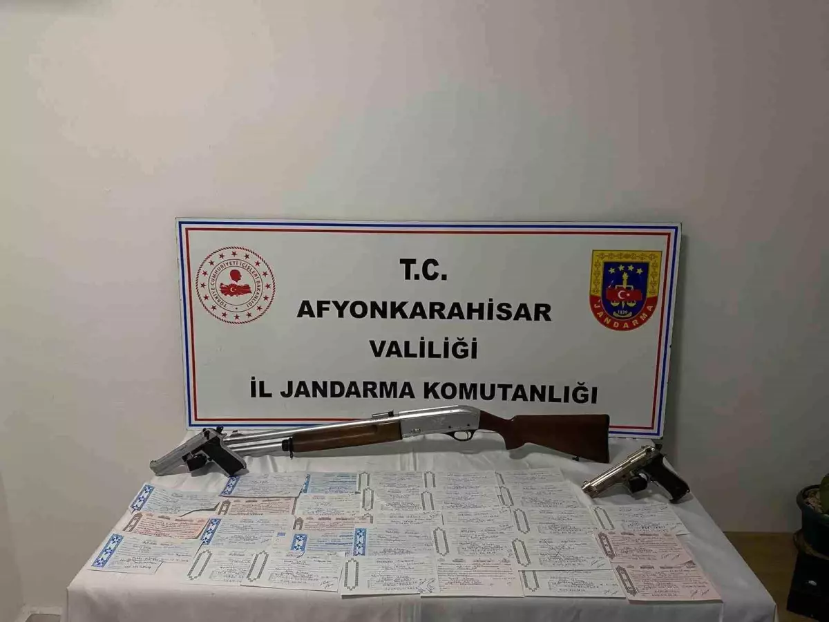 Afyonkarahisar\'da Tefecilik Operasyonu