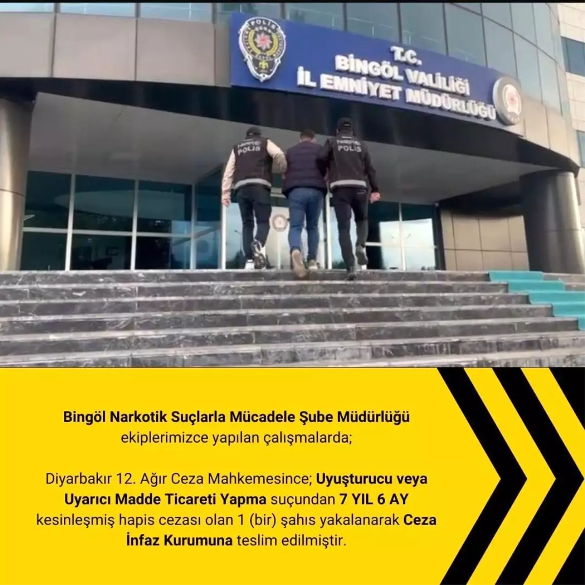 Bingöl\'de 7 Yıl Hapis Cezası Olan Zanlı Yakalandı