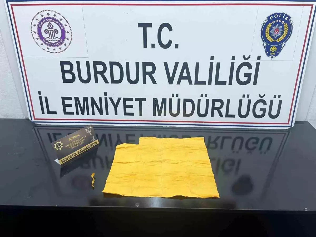 Burdur\'da Uyuşturucu Operasyonu: 1 Tutuklama