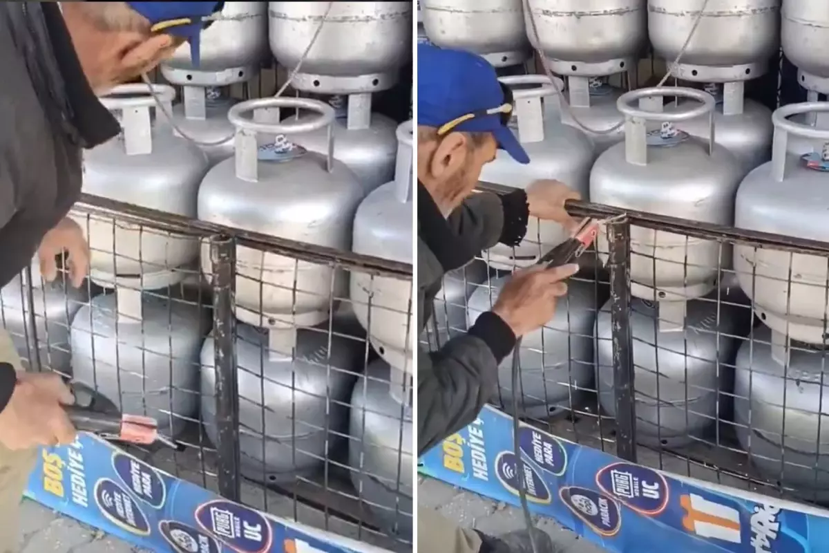 İş güvenliğini yok sayan kaynakçı pes dedirtti