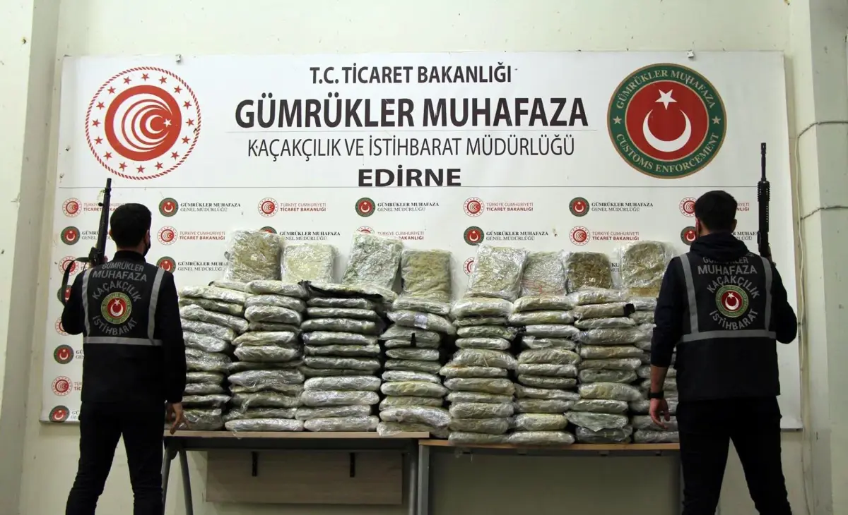 Kapıkule\'de 234 kg Esrar Ele Geçirildi