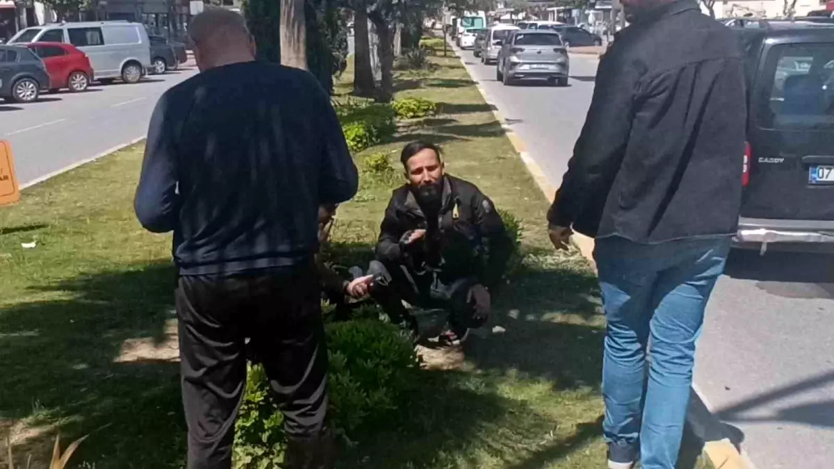 Manavgat\'ta Motosiklet Kazası: Bir Yaralı