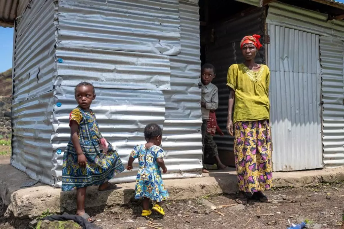 Goma\'daki Yerinden Edilmişler Zorlu Hayat Mücadelesi Veriyor