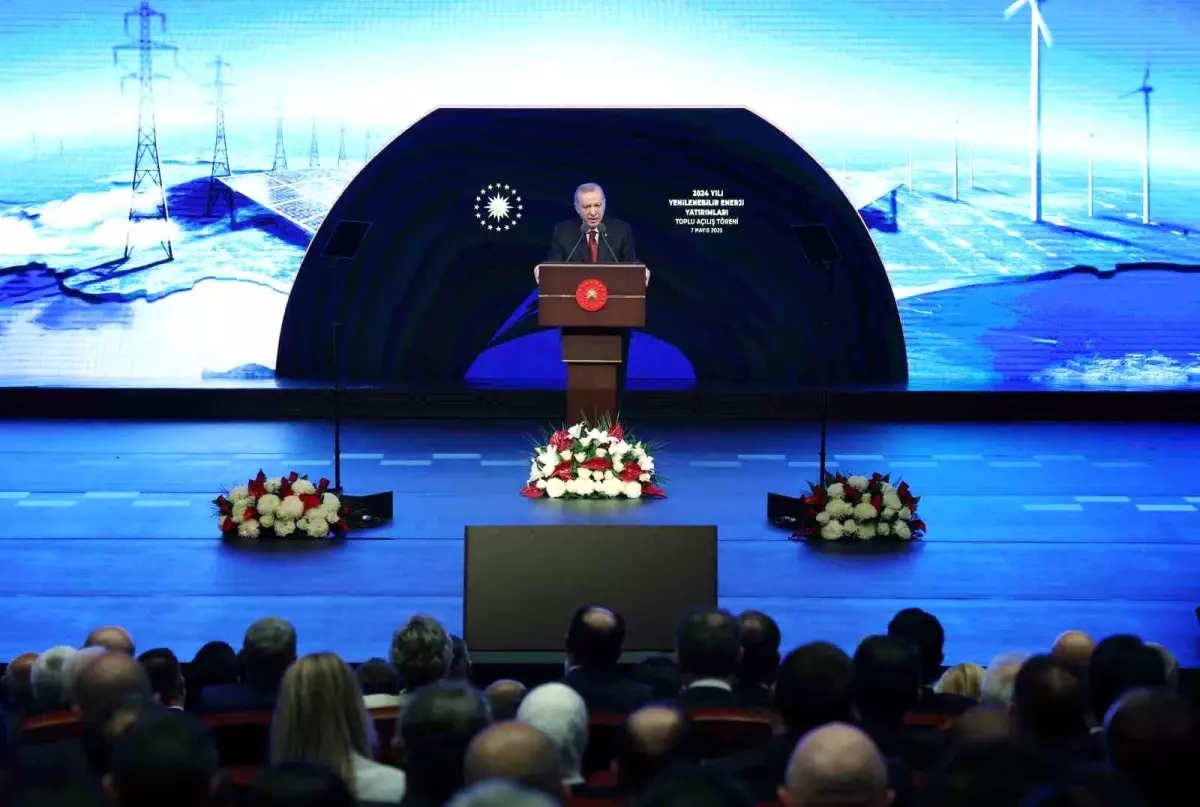 Cumhurbaşkanı Erdoğan: "Hedefimiz ithalatı düşürerek, enerji faturamızı hafifletmek ve nihai olarak da Türkiye\'yi kaynakta ve teknolojide net...