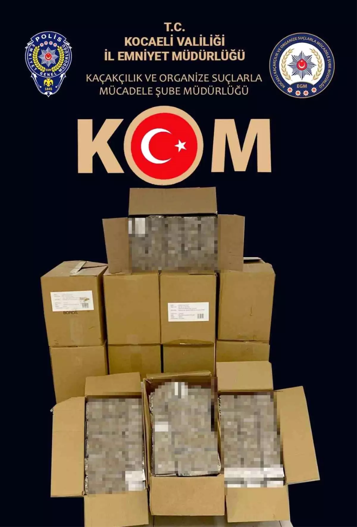 Kocaeli\'de 150 Bin Doldurulmuş Makaron Ele Ge geçirildi