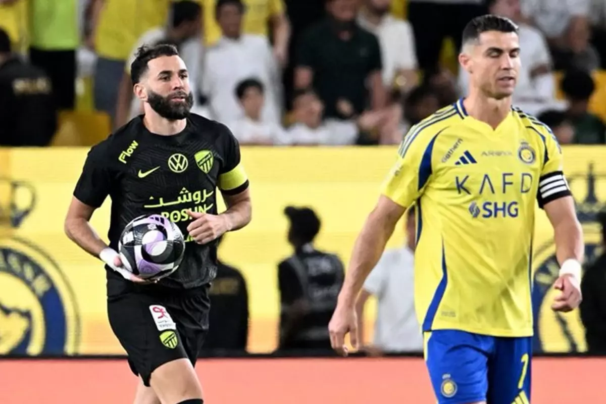 Ronaldolu Al Nassr, Benzemalı Al İttihad\'a 2-0\'dan kaybetti