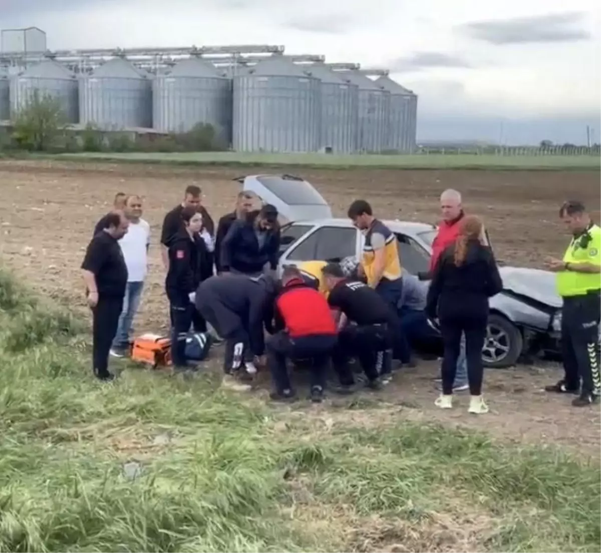 Babaeski\'de Trafik Kazası: 1 Yaralı