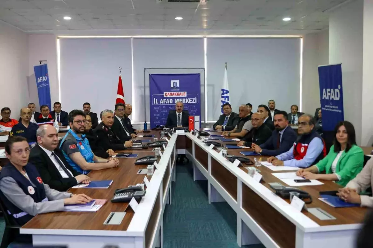 Çanakkale\'de Afet Tatbikatı Gerçekleştirildi