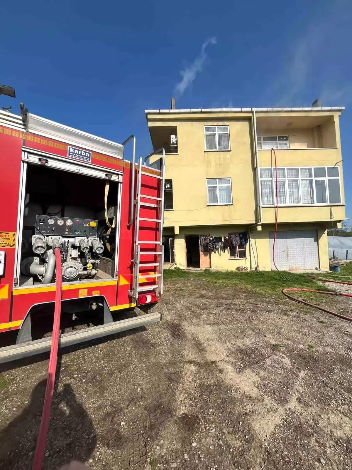 Sinop\'ta Ev Yangını Kontrol Altına Alındı