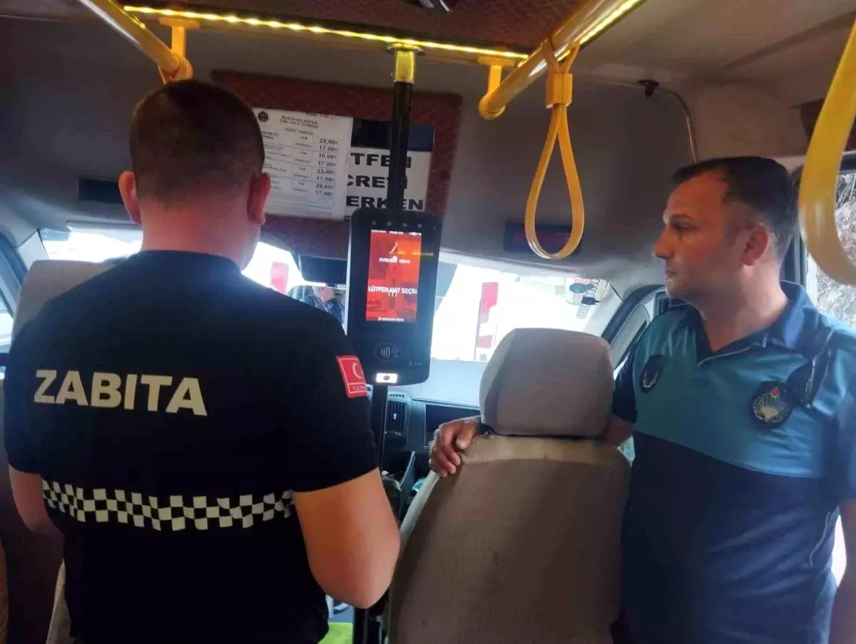 Bilecik\'te Halk Otobüslerine Zabıta Denetimi