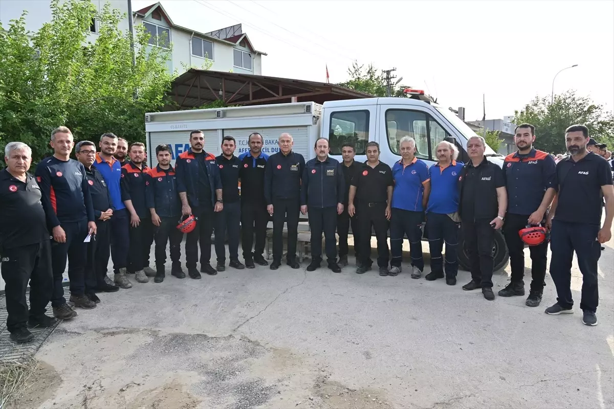 AFAD Başkanı Pehlivan, sağanaktan etkilenen Osmaniye\'de incelemede bulundu Açıklaması