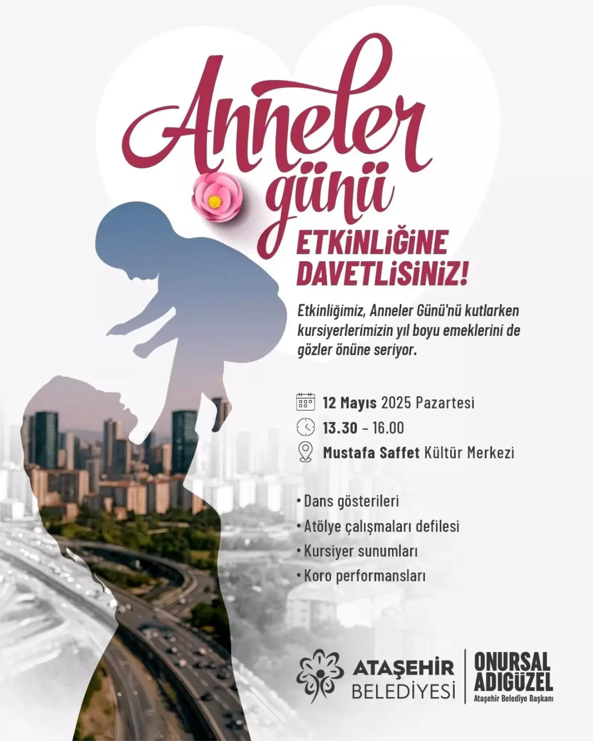 Ataşehir Belediyesi Anneler Günü\'nü Etkinlikle Kutlayacak