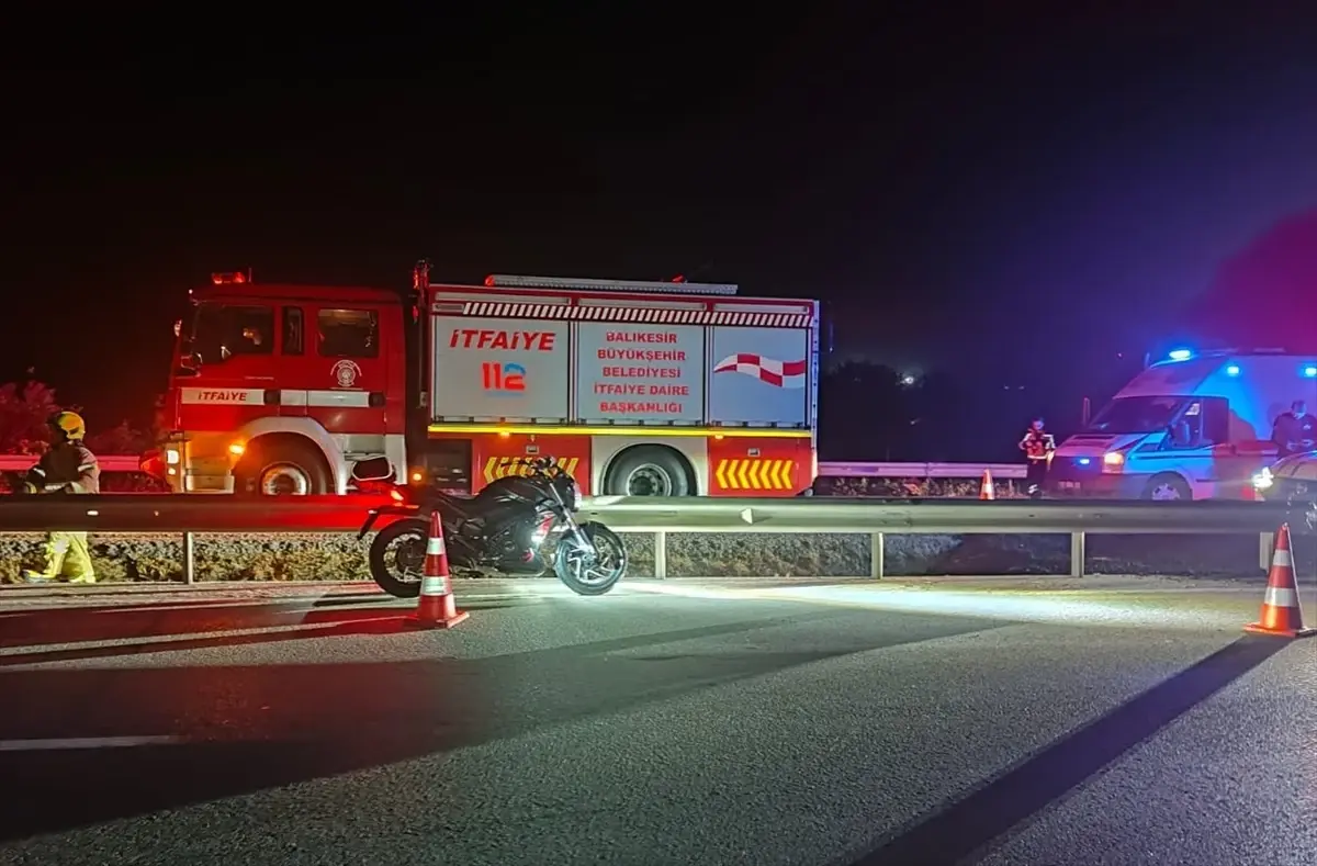 Motosiklet Bariyere Çarptı, Sürücü Hayatını Kaybetti