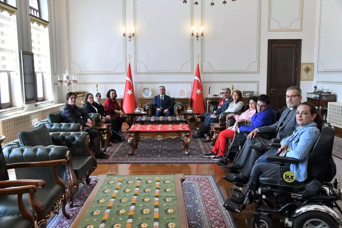 Tekirdağ\'da Engelli Dernekleri Vali\'yi Ziyaret Etti