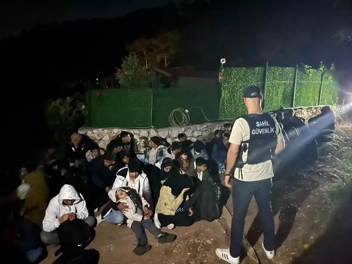 Fethiye\'de 36 Düzensiz Göçmen Yakalandı