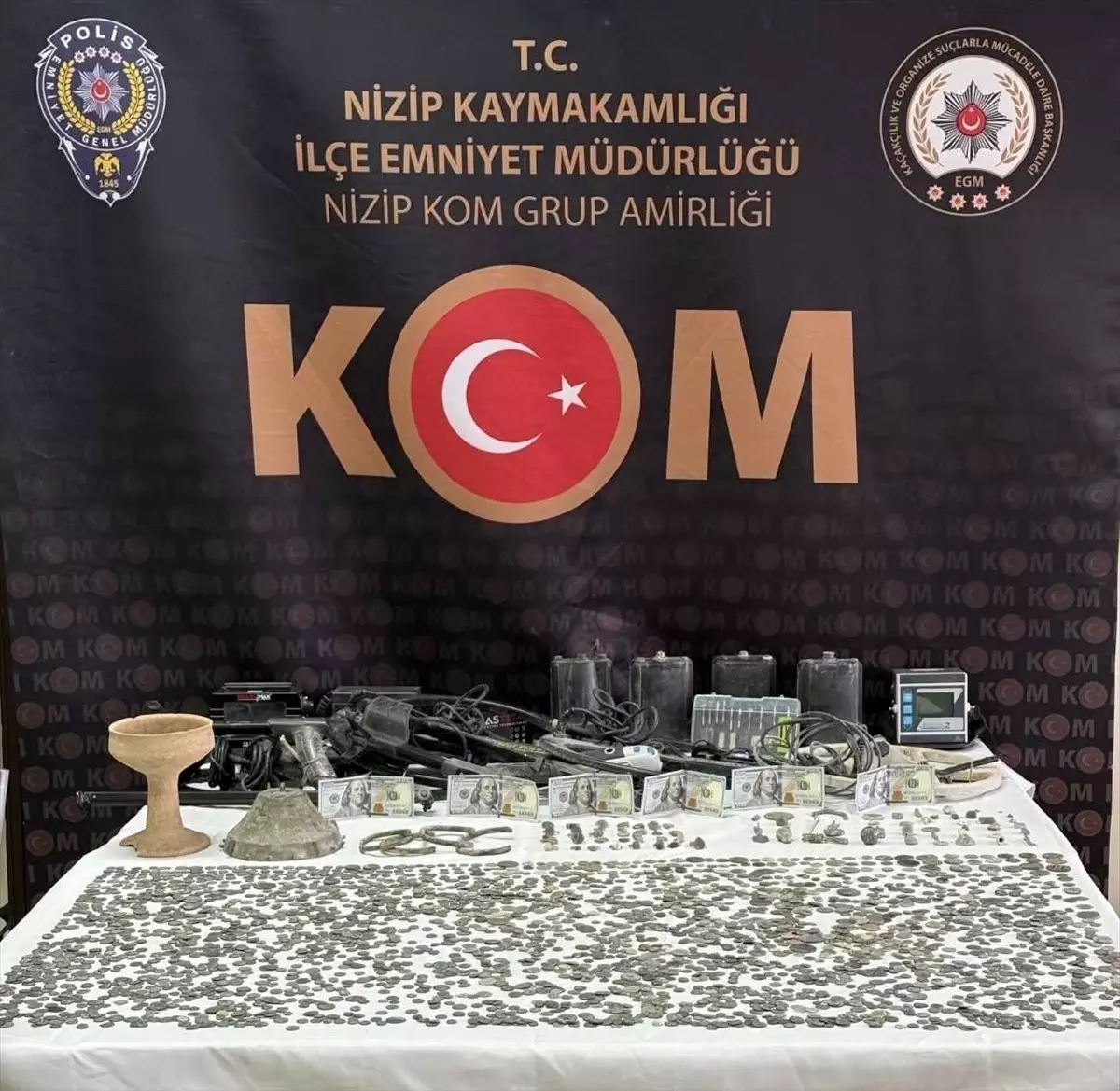 Nizip\'te Tarihi Eser Operasyonu