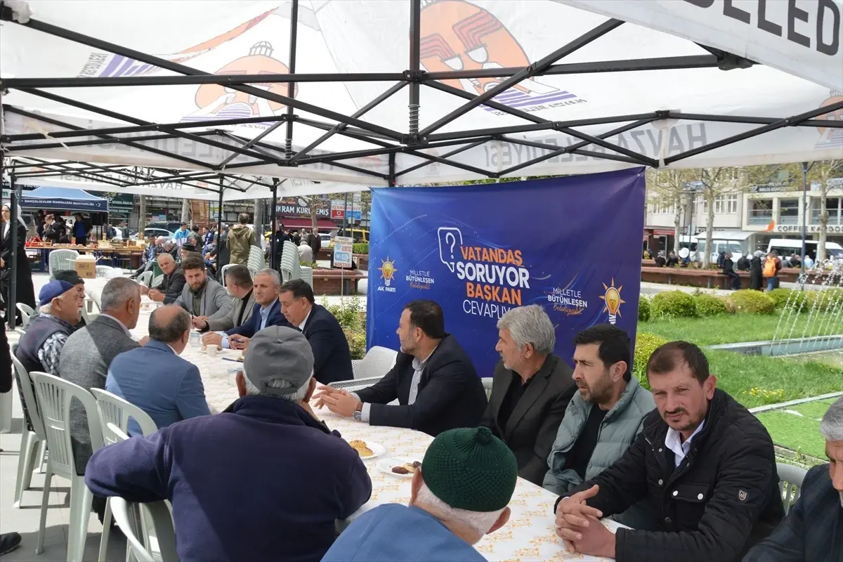 Havza\'da Başkan İkiz, Vatandaşlarla Buluştu