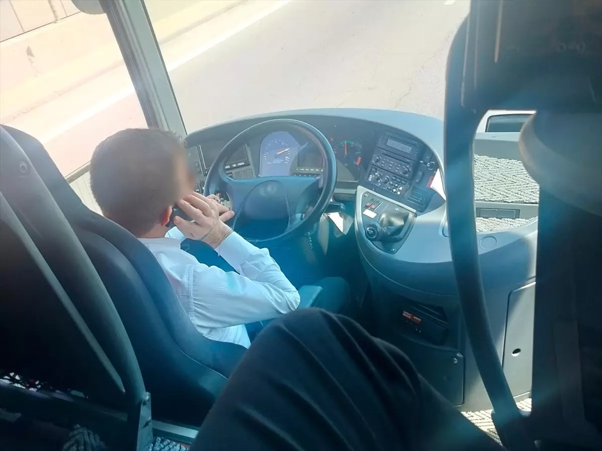 Mersin\'de Otobüs Şoförüne Ceza