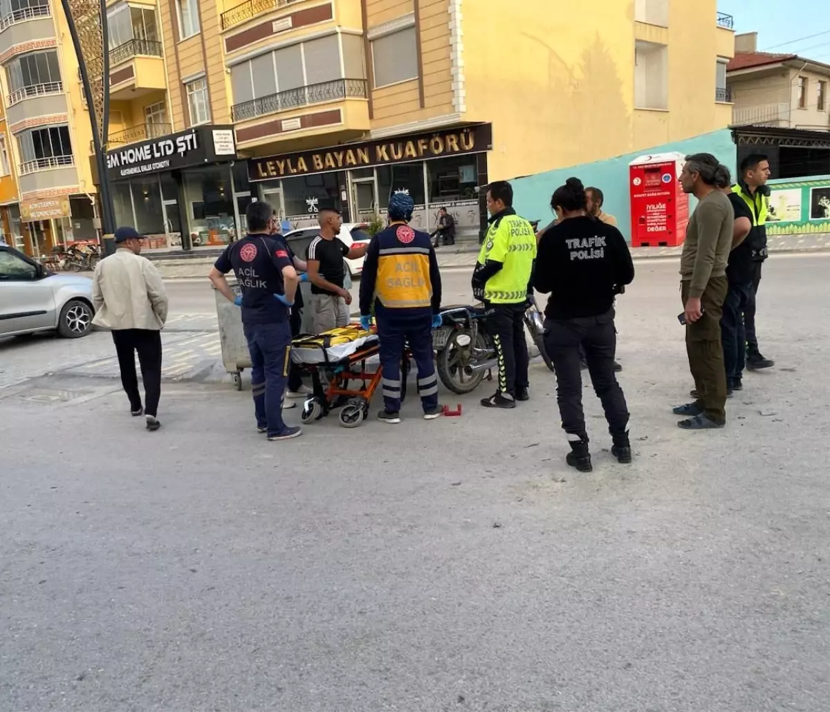 Kulu\'da Motosiklet Kazası: Sürücü Yaralandı