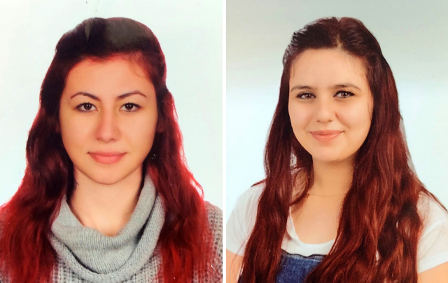 Öldürülen Rana Çavuş Gökçin (solda) ve Yonca Çavuş (sağda)