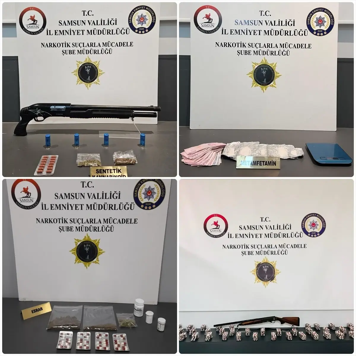 Samsun\'da Uyuşturucu Operasyonu: 3 Gözaltı