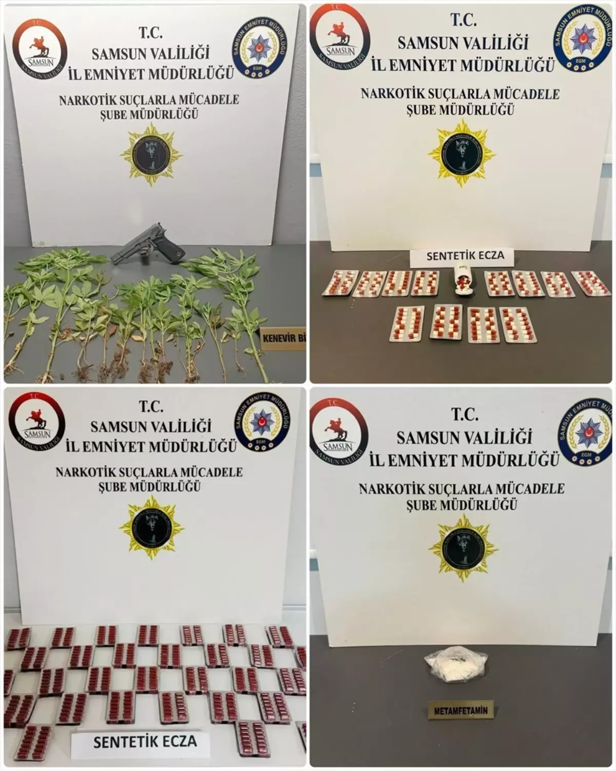 Samsun\'da Uyuşturucu Operasyonu: 4 Gözaltı
