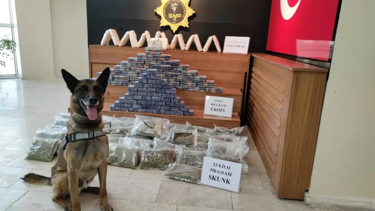 Şanlıurfa\'da 101 Kilogram Uyuşturucu Ele Geçirildi