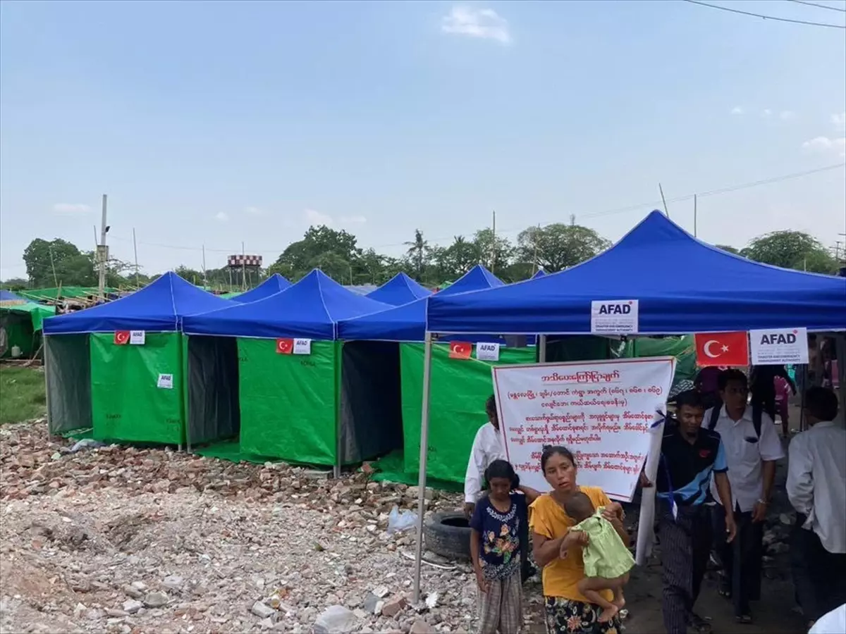 AFAD, Myanmar\'a Yardım Gönderdi