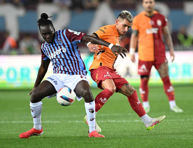 Galatasaray, Trabzonspor'u mağlup etti! Şampiyonluğa 1 maç kaldı