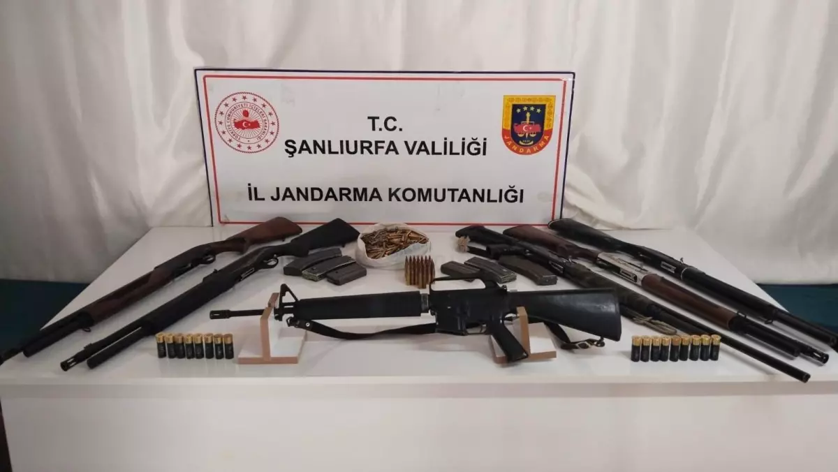 Şanlıurfa\'da Silah Kaçakçılığı Operasyonu