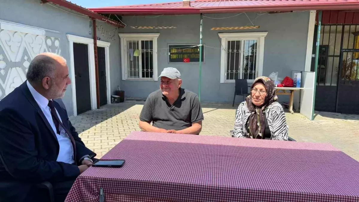 Başkan Sandıkçı\'dan şehit annelerine anlamlı ziyaret