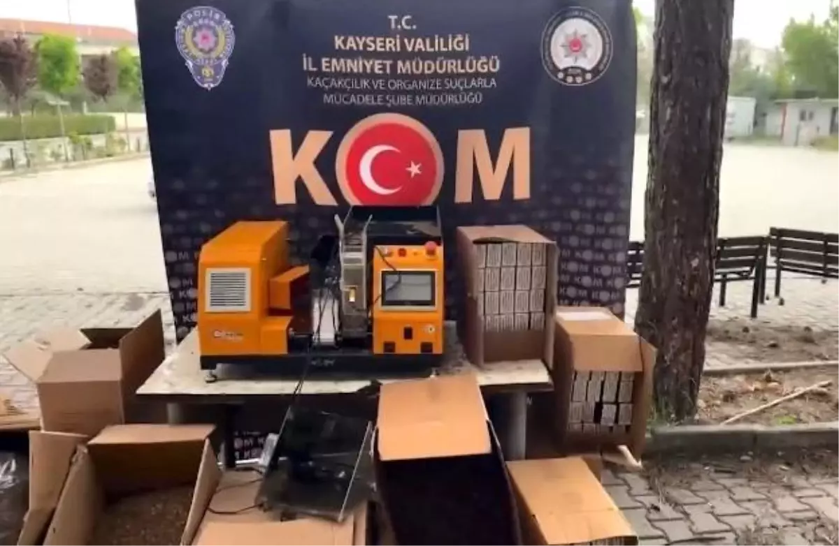 Kayseri\'de 70 Kilo Kaçak Tütün Ele Geçirildi