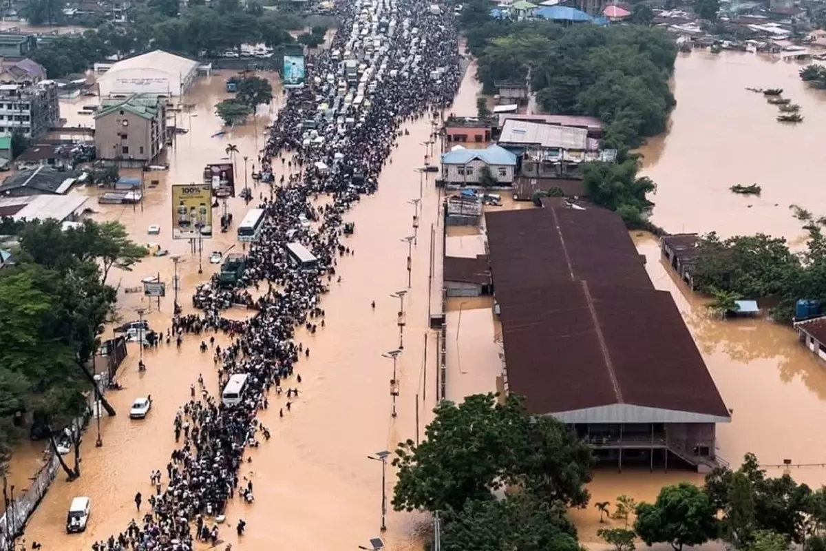 Kongo Demokratik Cumhuriyeti\'nde sel felaketi! 62 ölü, 30 yaralı