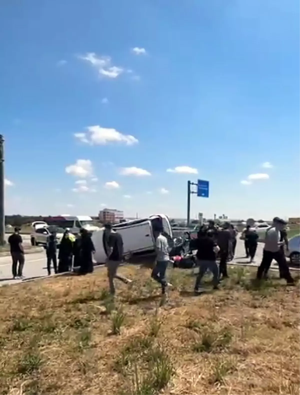 Edirne\'de Kavşak Kazası: 5 Yaralı