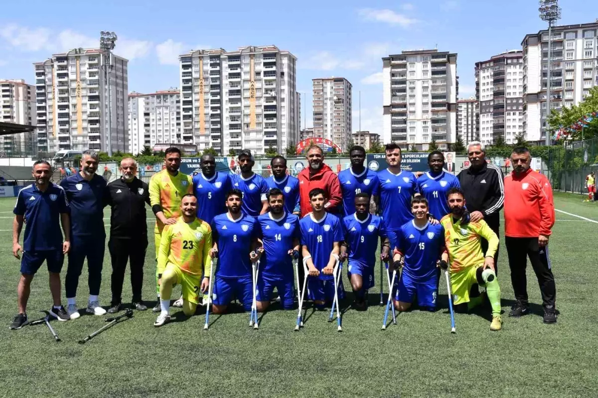 Şahinbey Belediye Spor, Ampute Futbol Ligi\'nde 7-1 ile Galip Gelerek Şampiyonluğa Yaklaşıyor