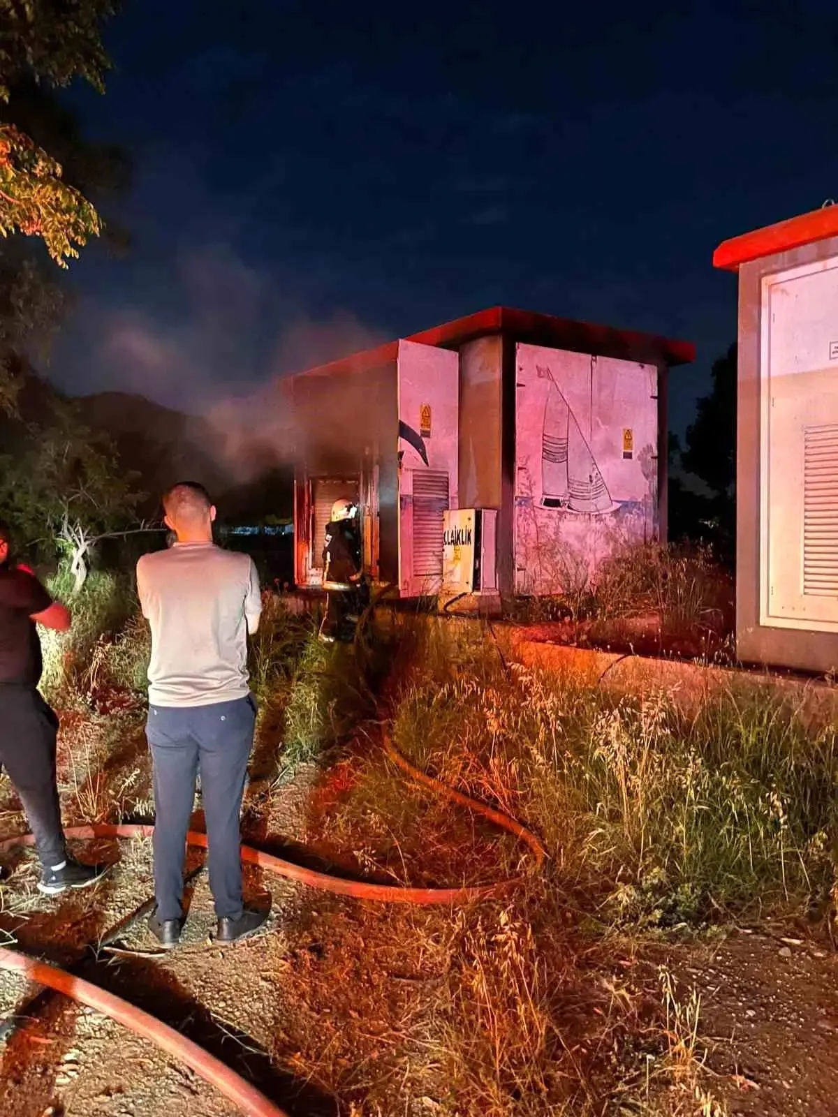 Gazipaşa\'da Trafoda Yangın