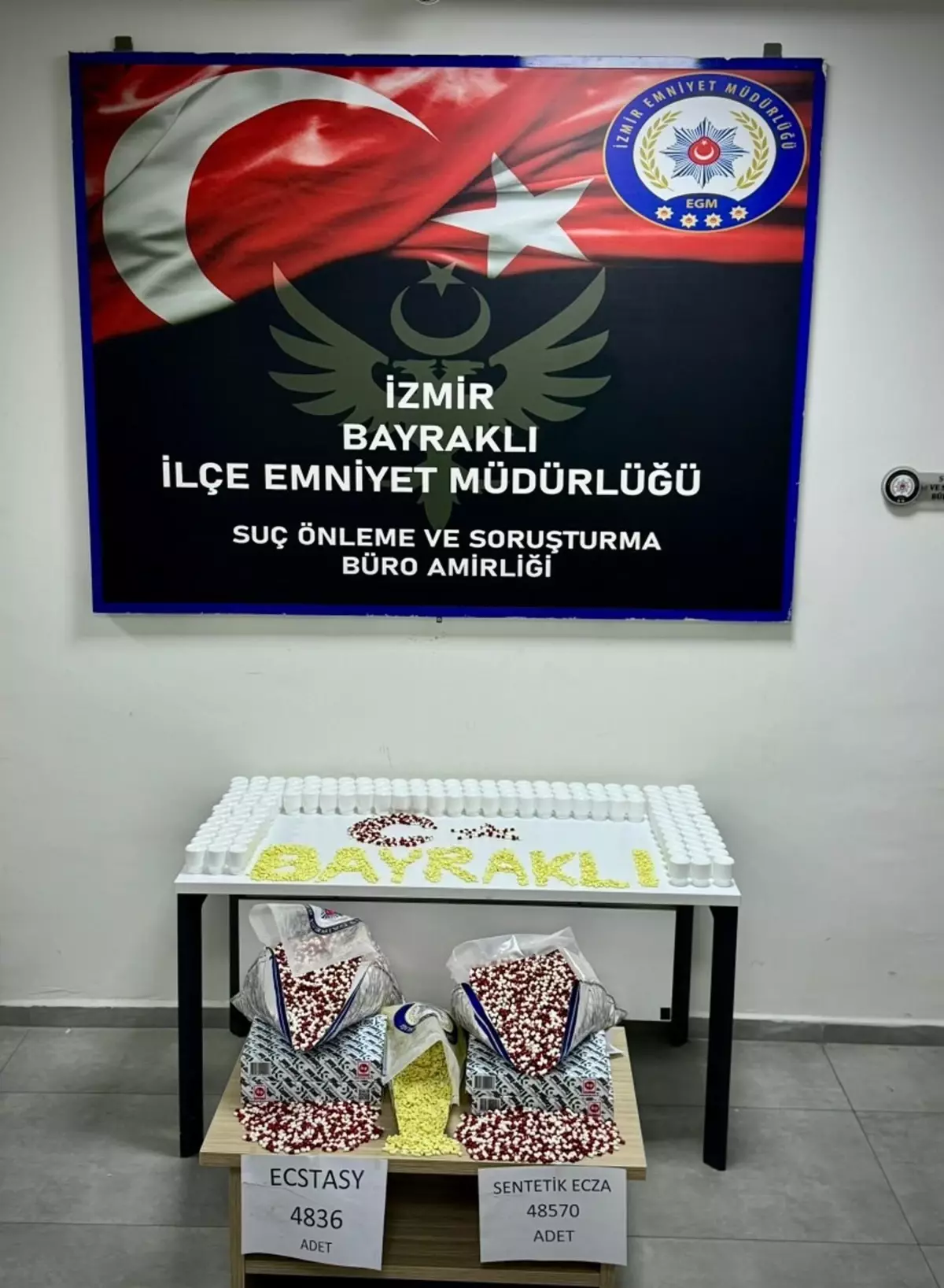 İzmir\'de Sentetik Ecza Operasyonu