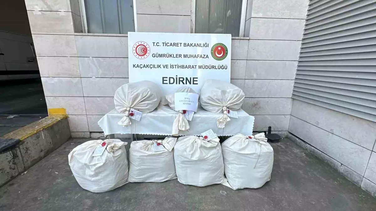 Kapıkule\'de 49 Kilo Uyuşturucu Ele Geçirildi