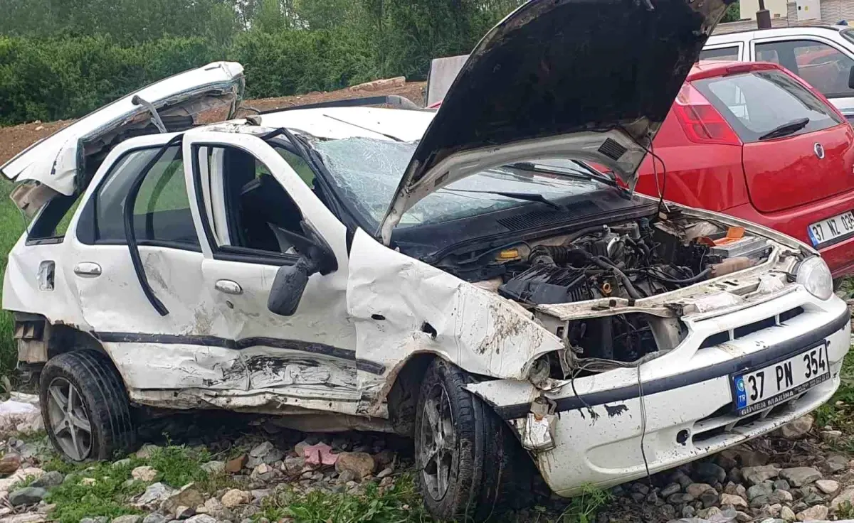 Kastamonu\'da Trafik Kazası: 2 Yaralı