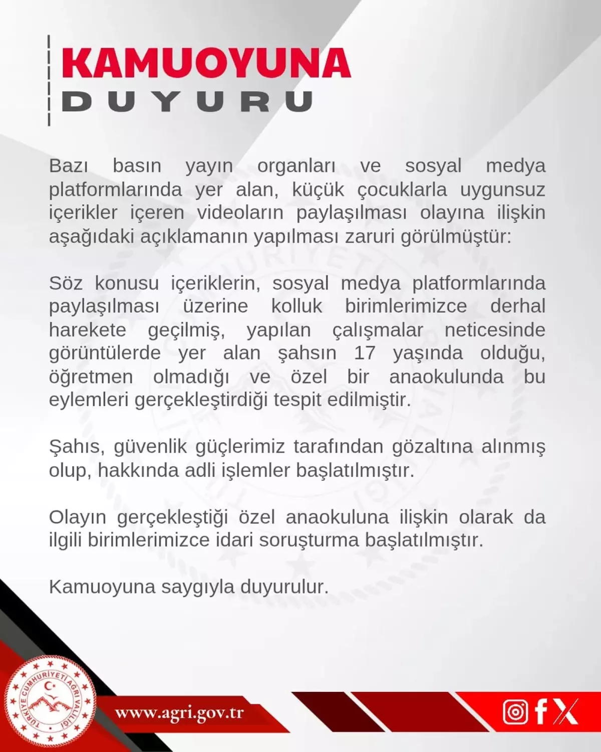 Anaokulunda Uygunsuz İçerik Skandalı